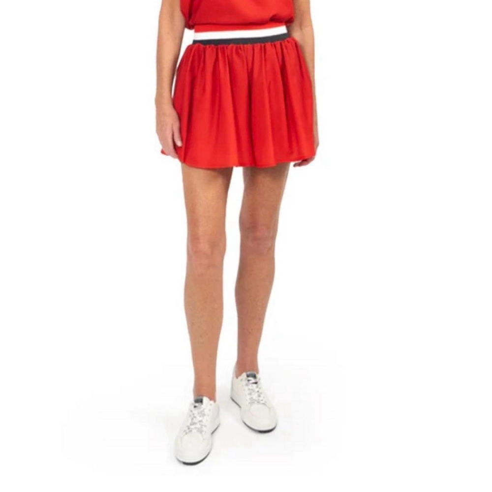 Emily McCarthy Red Swing Skort - ombré